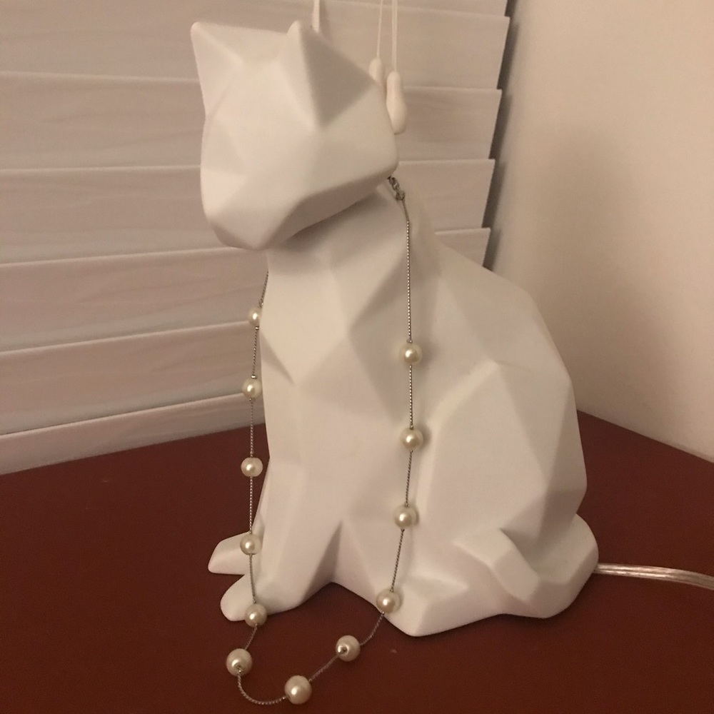 Silver and Pearl Necklace